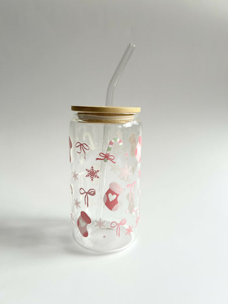 Pink Christmas Tumbler