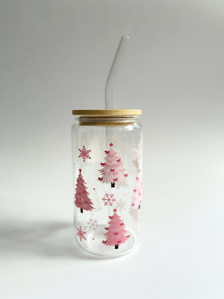 Pink Christmas Tumbler