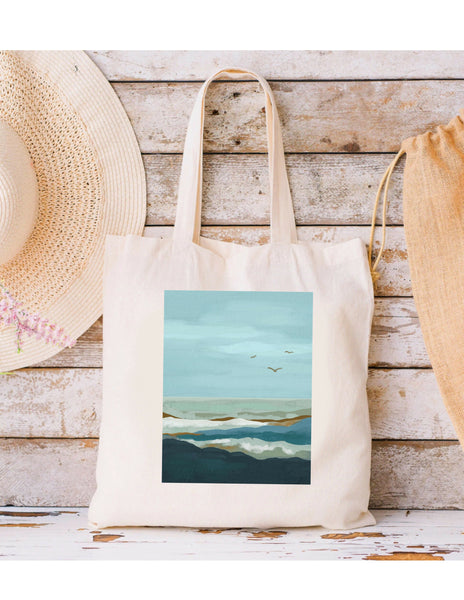 Waves Tote Bag