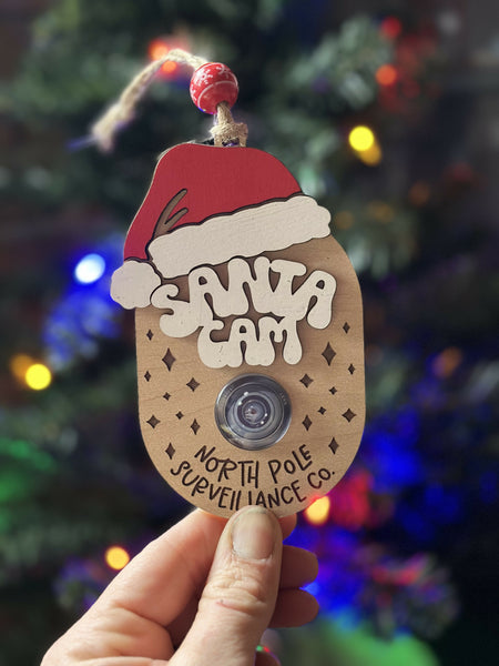 Santa Cam Ornament