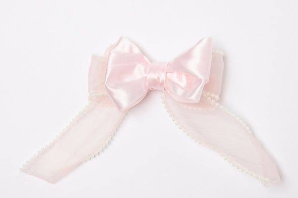 Girls Pink Hair Bow