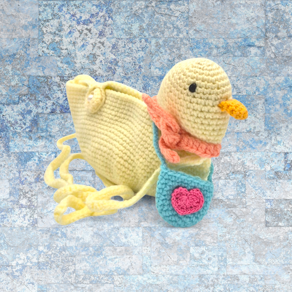 Yarn By Zee Crochet Duck Purse