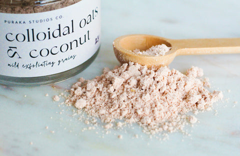 Colloidal Oats & Coconut Mild Exfoliating Cleansing Grains