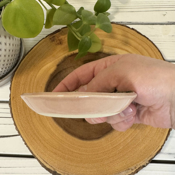 Pink Ring Dish with Flowers - Unique Town Boutique