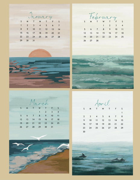 2025 Ocean Calendar