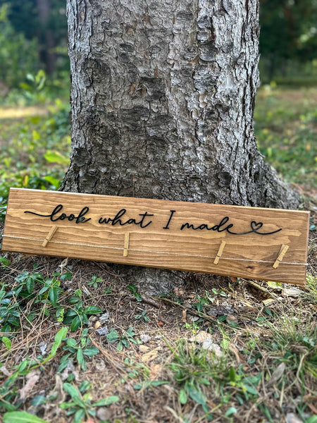 Look what I Made | Kids Art Display Sign