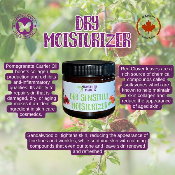 dry sensitive Moisturizer infographics