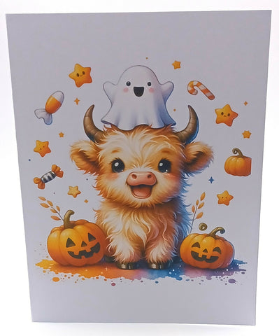 Fall Baby Cow Card