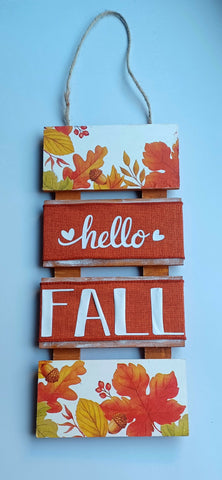 Wooden Decorative Pallet ~ Hello Fall