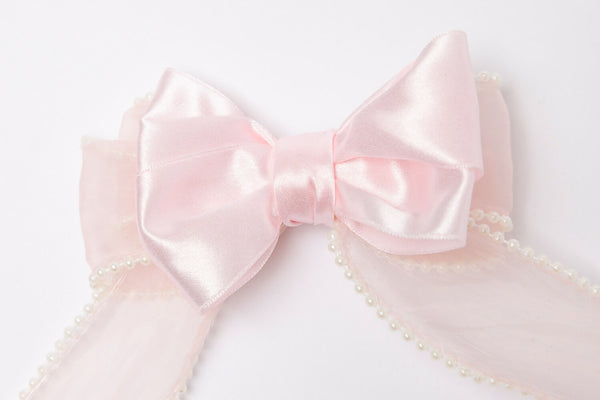 Girls Pink Hair Bow