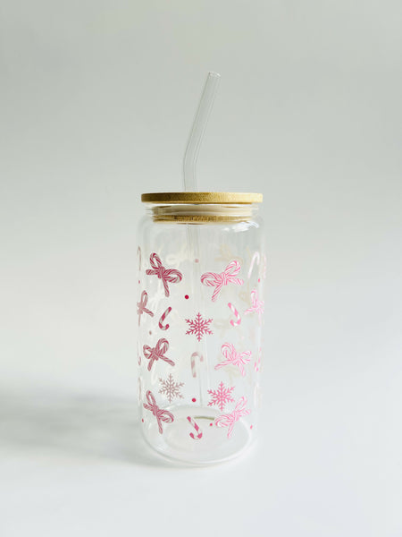 Pink Christmas Tumbler