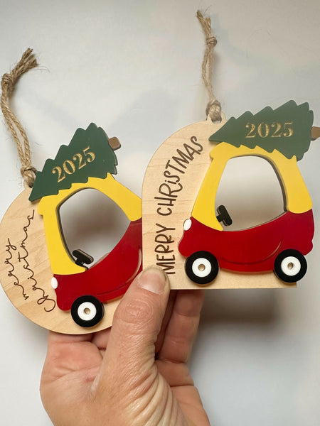 Cozy Coupe Christmas Ornament - Merry Christmas