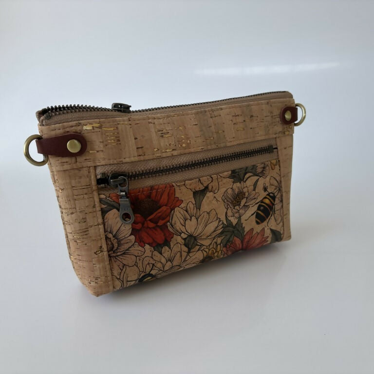 Devon Pouch Cork - Natural Bees Buzz