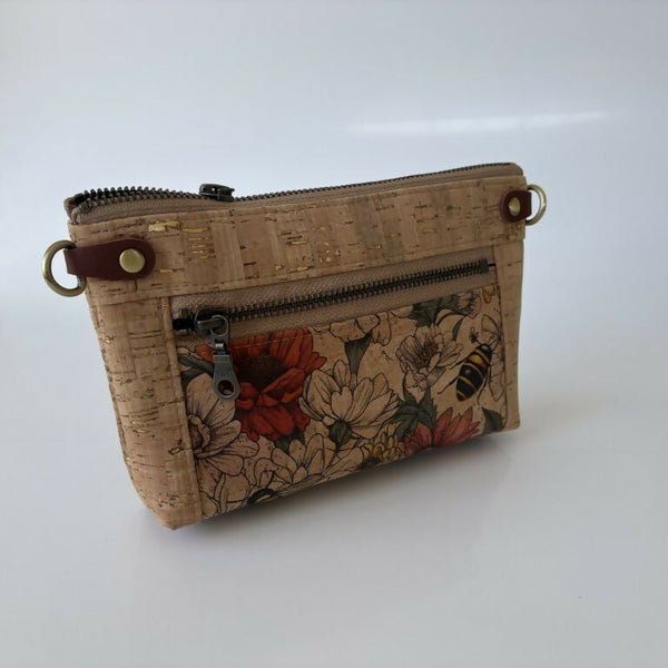 Devon Pouch Cork - Natural Bees Buzz