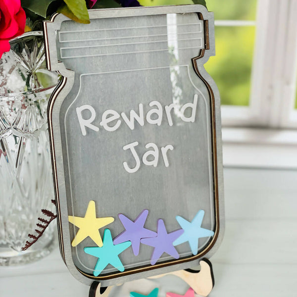 Reward Jar With Stars Tokens