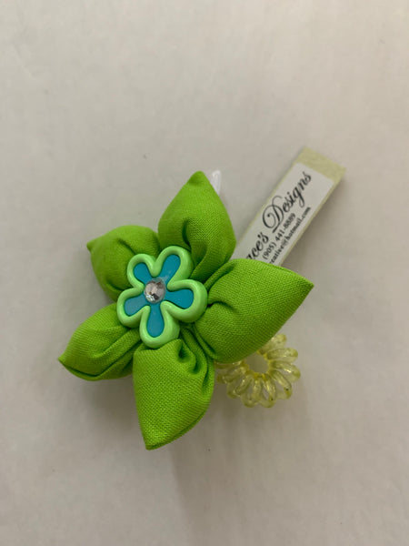 Children and Baby ‘Flower’ Hair Elastic (jelly coil style)