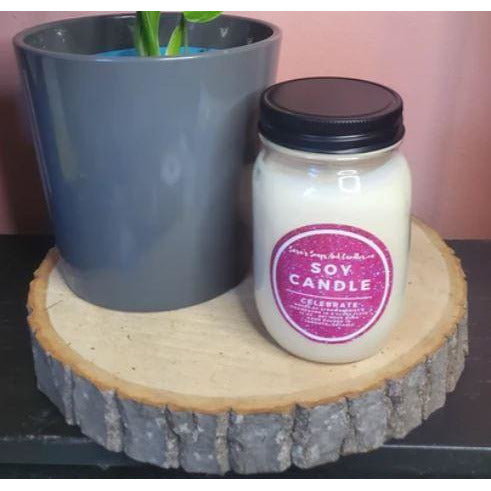 Celebrate (Strawberry Champagne) Soy Candle