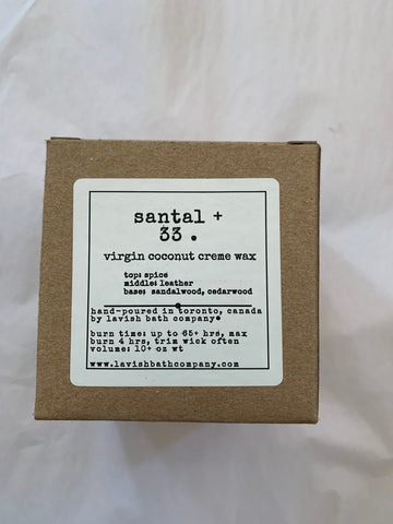 Santal + 33. Coconut Creme Wax - Boxed Candle