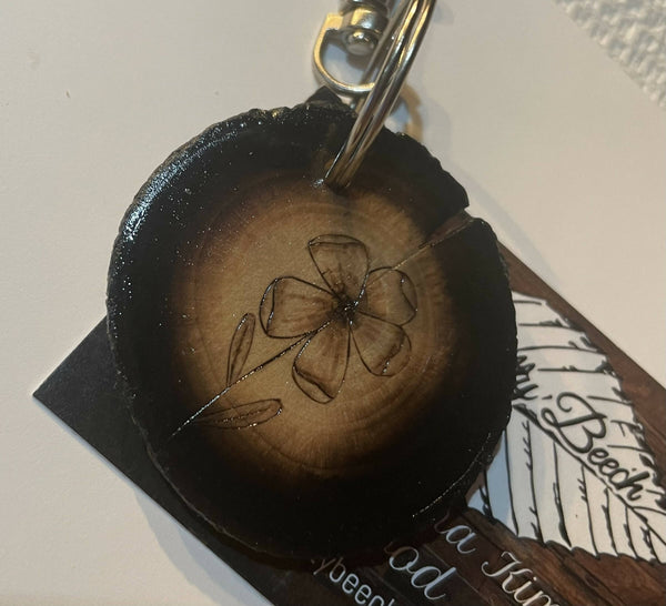 Hand Wood Burned Key Chains