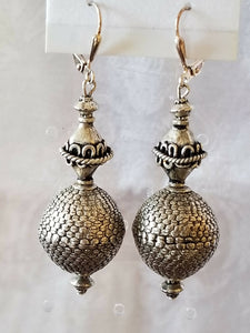 Tibetan Silver Earrings