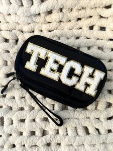 Patch Zippered Pouch: TECH