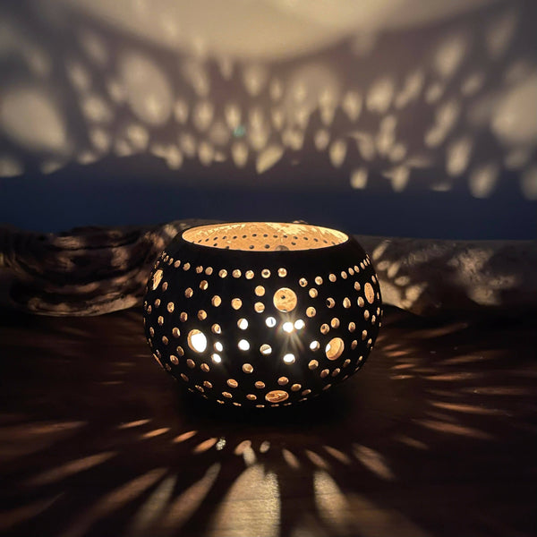 Sea of Stars - Coconut Tea Light Holder