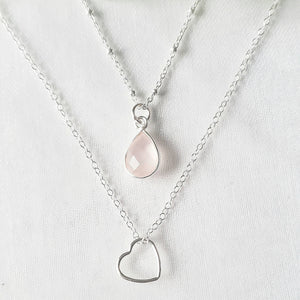 Sterling Silver Mini Heart Necklace