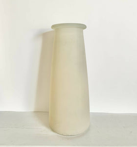 Cream Glass Vase