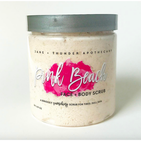 Pink Beach Face + Body Scrub