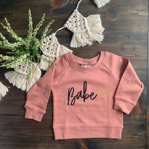 Babe Sweatshirt: Infant and Child