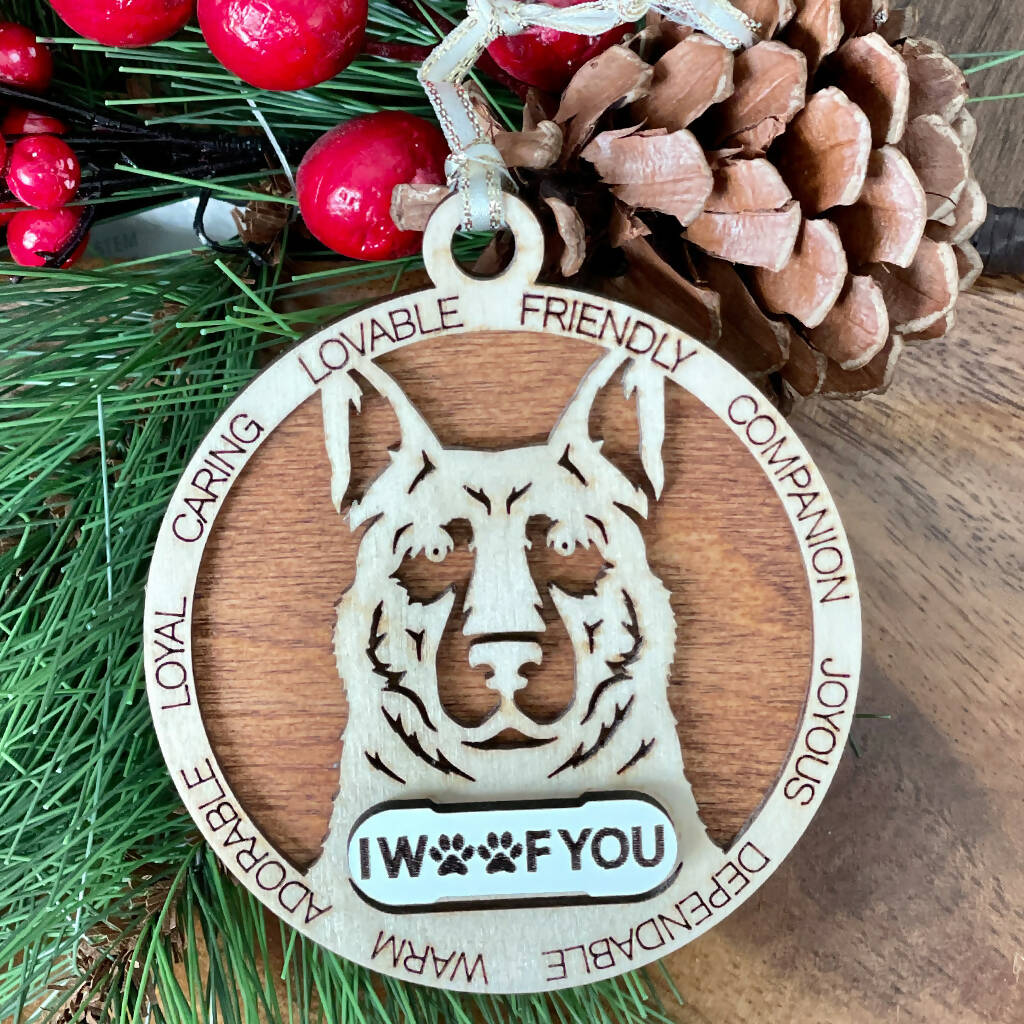 Dog shop breed ornaments