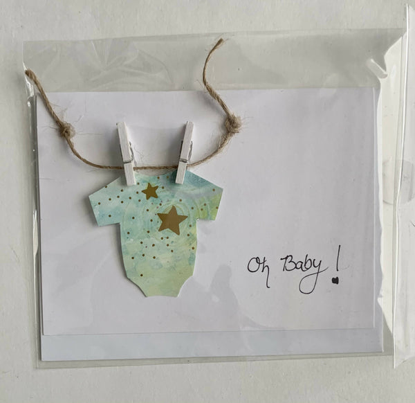 ‘Oh Baby’ Card - pastels