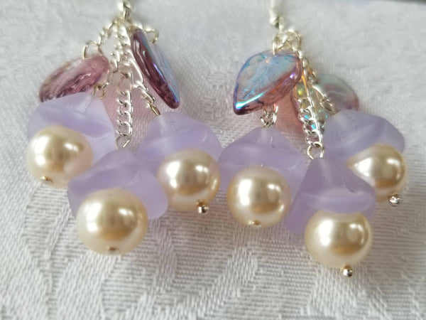 Pearl Flower Earrings