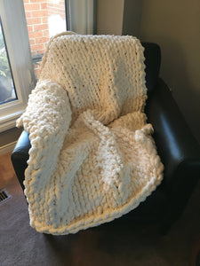 Hand knit Throws