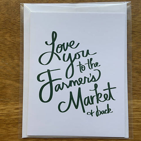 Farmers' Market - Greeting Card