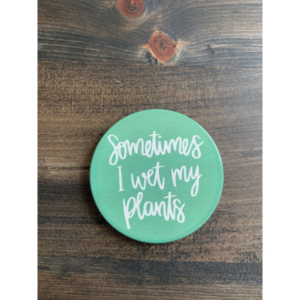 Plant Coasters with Phrases