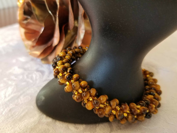 Tiger's Eye Kumihimo Bracelet