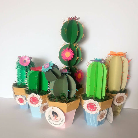 Paper Cactus Plant for Home Decor
