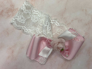 Pink & White Baby Wrap