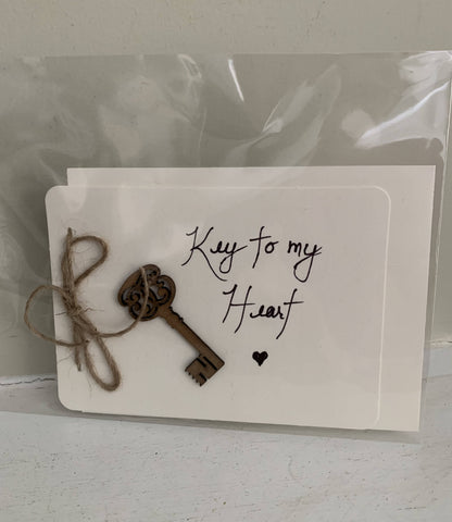Key to my Heart card