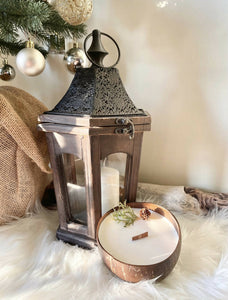 Christmas Tree - Wood Wick Coconut Bowl Candle