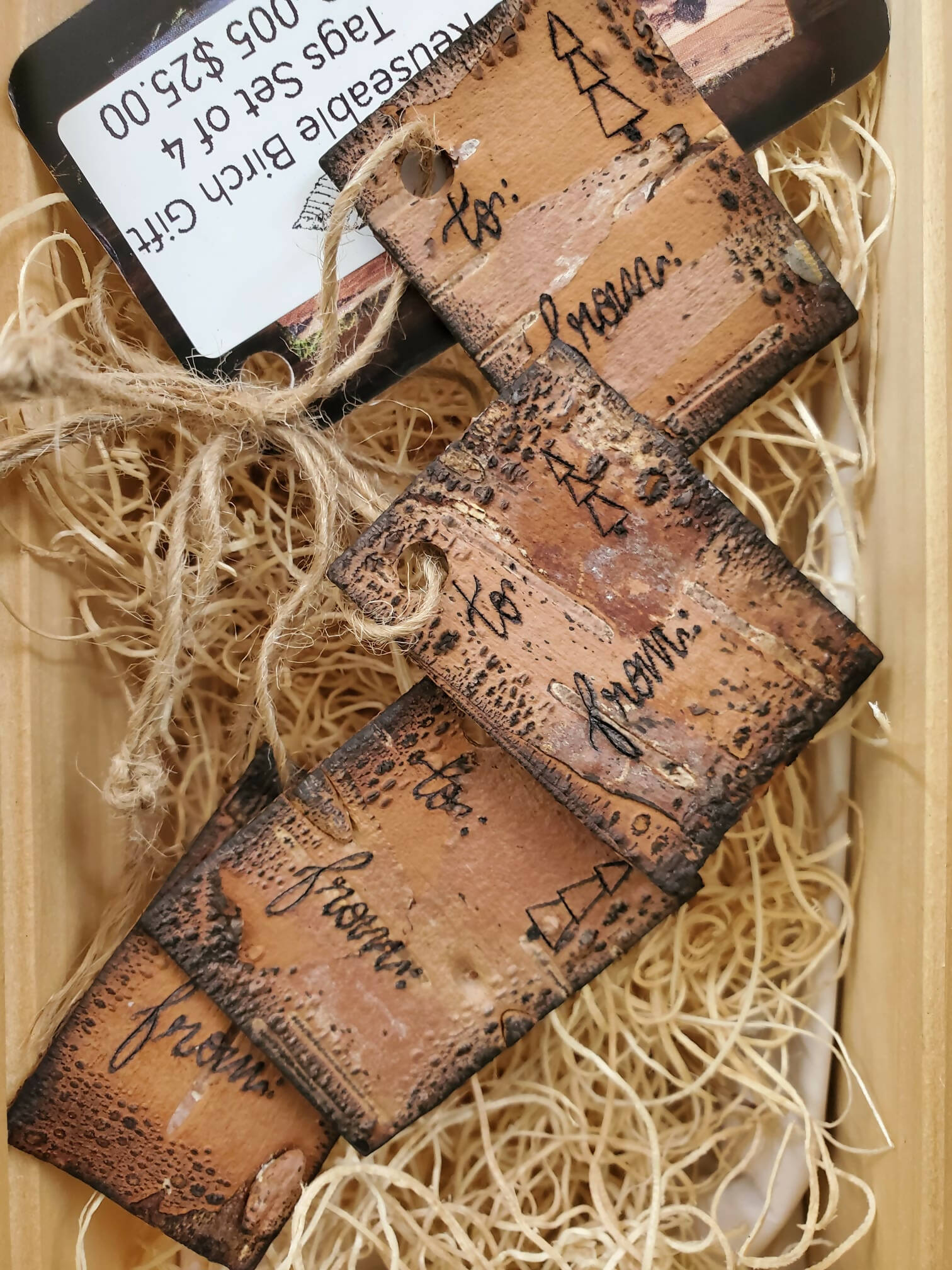 Birch Reusable Gift tags