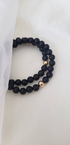 Matte Black Onyx Bracelet