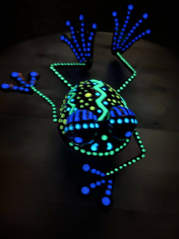 Glow in the dark frog
