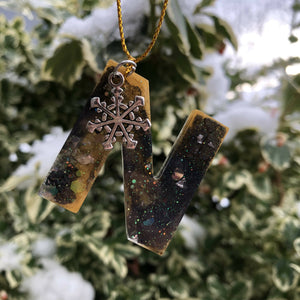 Initial Christmas Ornaments