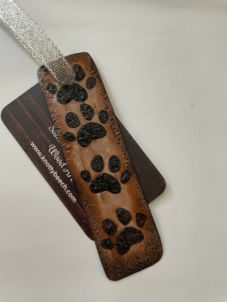 Hand Wood Burned Bookmark