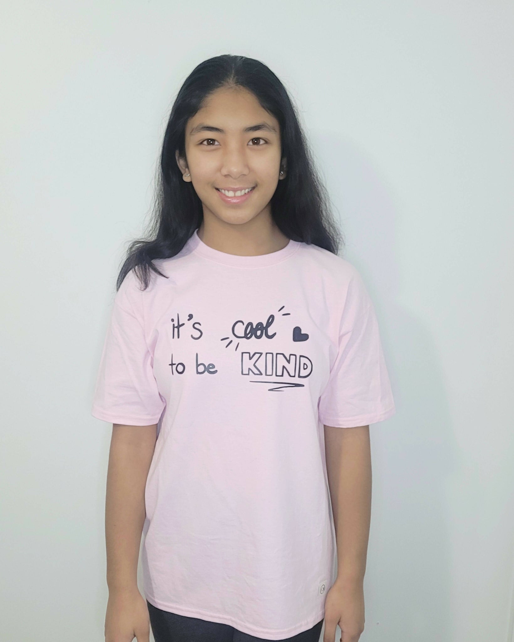 Kids It's Cool To Be Kind T-Shirt - Pink