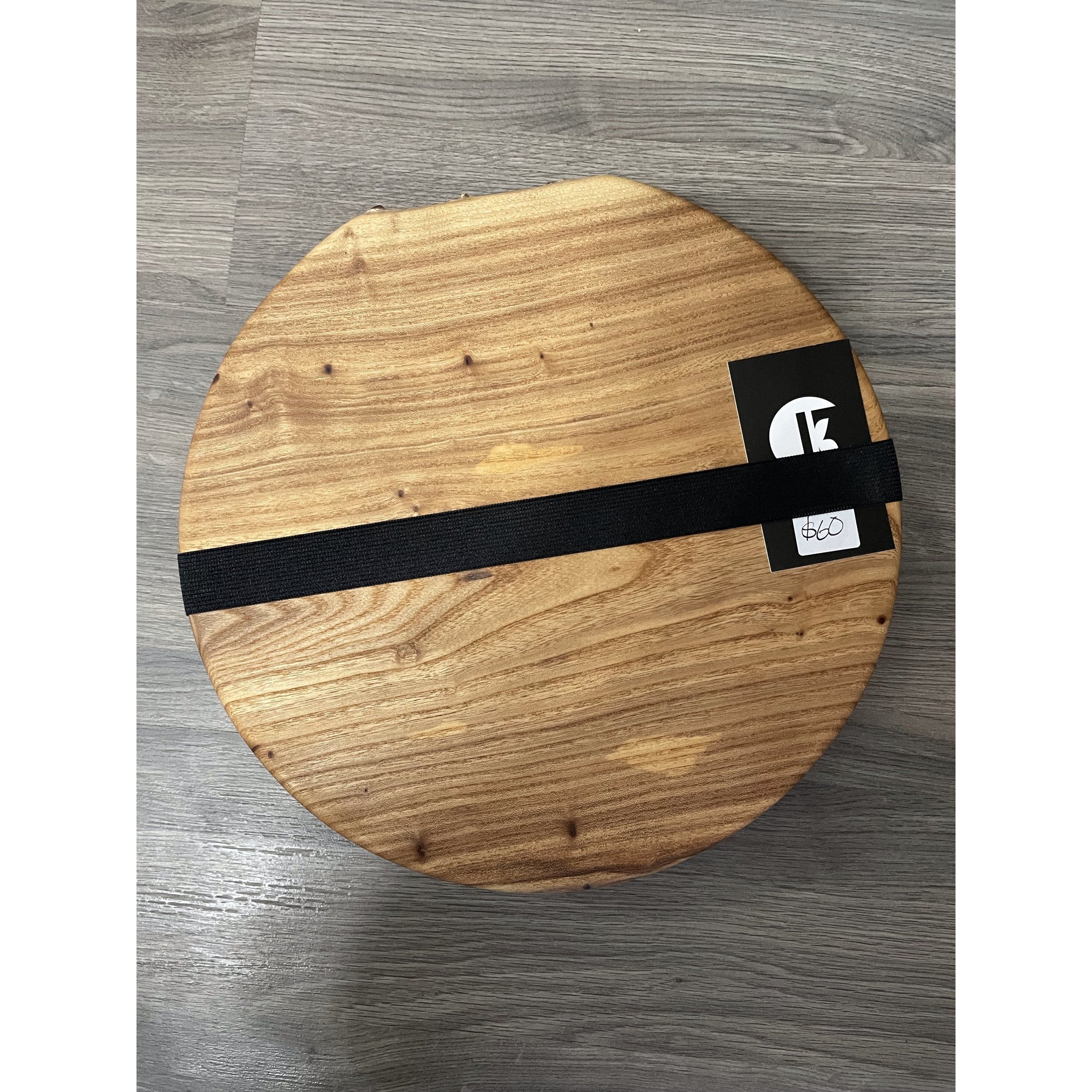 Elm Wood Charcuterie Board - Circle