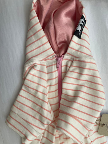 White and Pink Guard Hoodie
