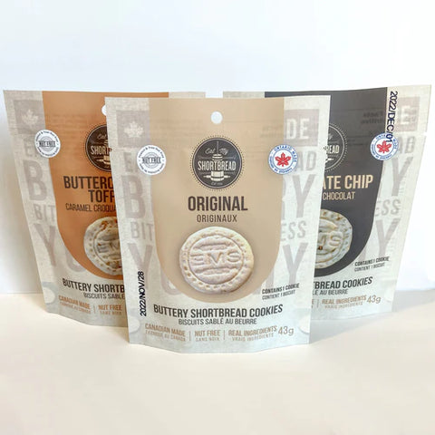 SHORTBREAD ROUND COOKIES Toffee and Chocolate Chip